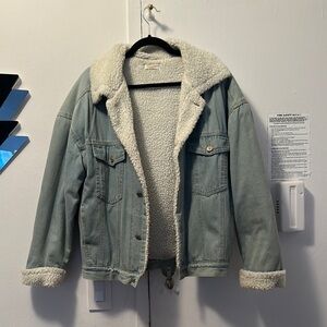 Sherpa Lined Denim Jacket